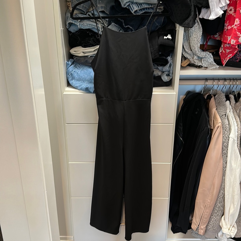 Black Wide Leg Jumpsuit